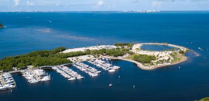 Aerial view of Matheson Hammock Park