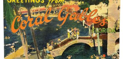 Vintage Coral Gables postcard