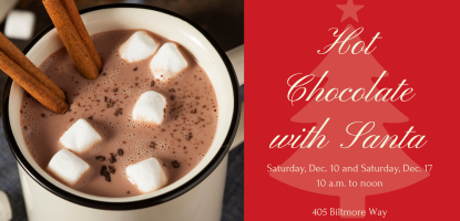 Hot Chocolate with Santa flyer