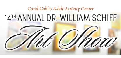 14th Annual Dr. William Schiff Art Show event flyer