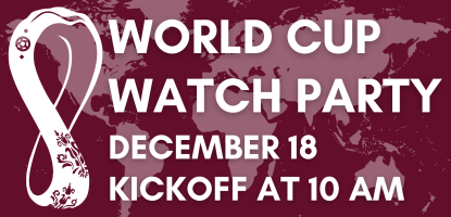 World Cup watch party flyer