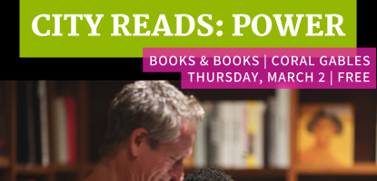 Event flyer for "City Reads: Power"
