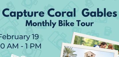 Event flyer for February 19 bike tour