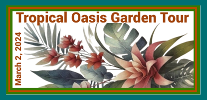 Digital graphic of Tropical plants