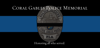 Coral Gables Police Memorial graphic