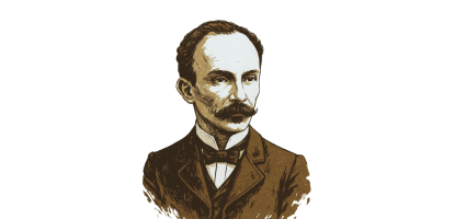 Jose Marti sketch in pencil 