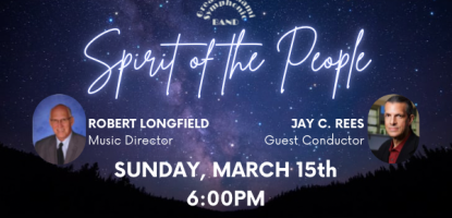 Spirit of the People text and flyer with headshots of Rober Longfield and Jay Rees