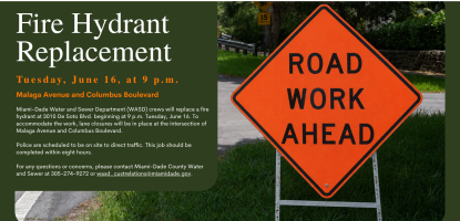 6.15.2026 Fire Hydrant - Construction Advisory