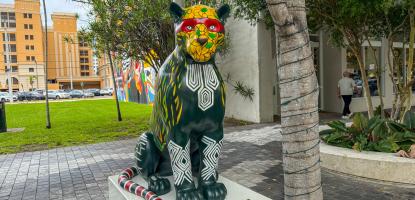 Jaguar Art Sculpture