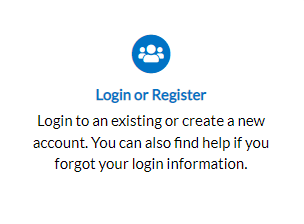 Login or Register Energov button