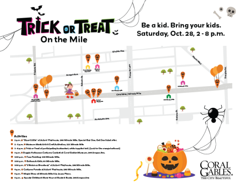 Trick or Text on the Mile Map