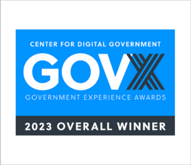 Government Experience Award 2023 Overall Winner