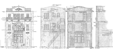 Outline design of 2312 Ponce de Leon Boulevard Office Building