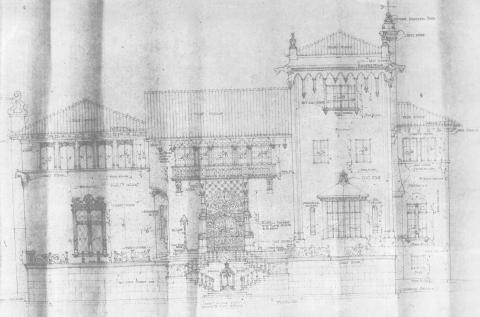 Nuestra Paradiso Palm Beach Elevation Drawing