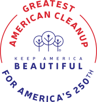 KCGB and Greatest American Cleanup logo