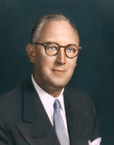 Painted portrait of Mayor John M. Montgomery
