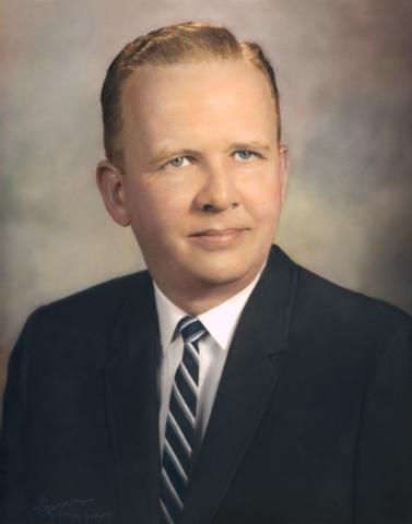 Painted portrait of Mayor Joseph H. Murphy