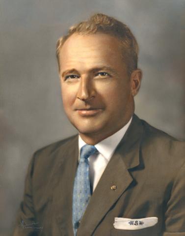 Painted portrait of Mayor Robert Searle