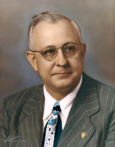 Painted Portrait of Mayor Thomas C. Mayes