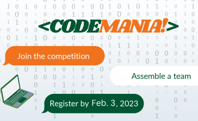 CodeMania! event flyer