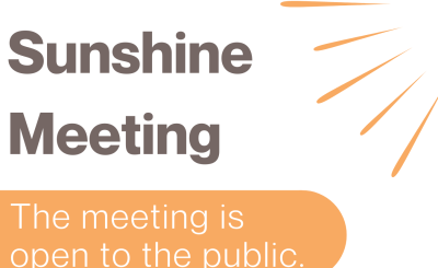 Sunshine meeting banner