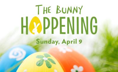 Event flyer for "The Bunny Hoppening"