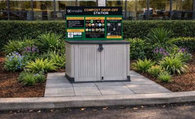 Compost Drop-Off Station