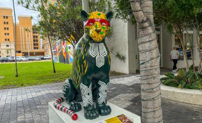 Jaguar Art Sculpture