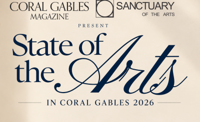 Graphic with flyer information of marble statue 