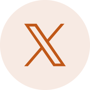 X logo in orange